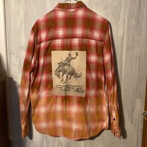 Acid Wash Western Long Sleeve